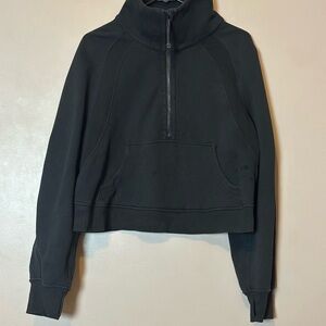 Lululemon Scuba Half Zip Hoodie Black M/L